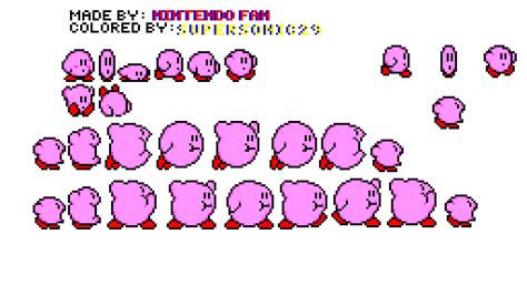 Pixilart - Kirby Sprites by SuperSonic29
