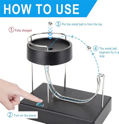 Buy Electromagnetic Art Perpetual Motion Machine, Upgraded Silent ...