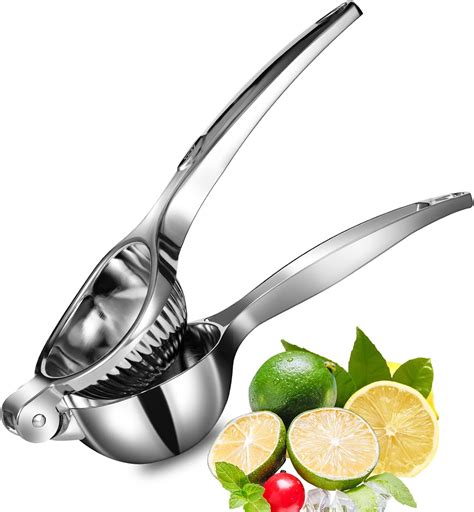 Amazon.com: TEZZ Premium Lemon Squeezer, Large Heavy Duty Handhelp ...