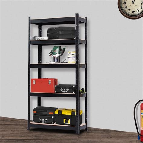 Winado Steel Heavy Duty 5-Tier Utility Shelving Unit (27.56-in W x 11. ...
