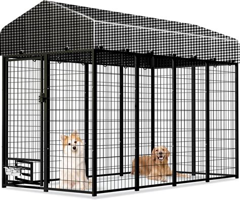 Amazon.com: HITTITE 8x4x6 FT Large Outdoor Dog Kennel, Expandable ...