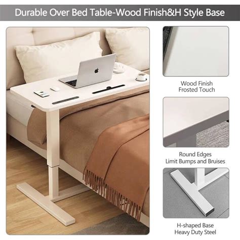 BeGyoku Overbed Table,Hospital Bed Table,Pneumatic India | Ubuy