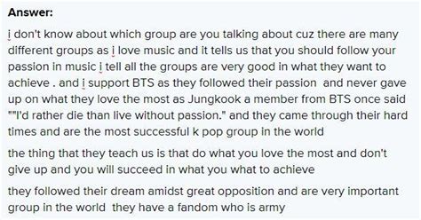 Which group do you support and why? Give 1 reason for your answer ...