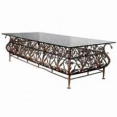 wrought iron coffee tables with glass top austrian mid 19th century large size wrought iron and wrought iron coffee tables with glass top austrian mid 19th century large size wrought iron and