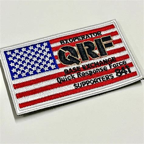 BX8周年記念パッチ 星条旗BX QRF | BaseEXCHANGE