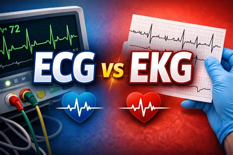 ECG vs EKG