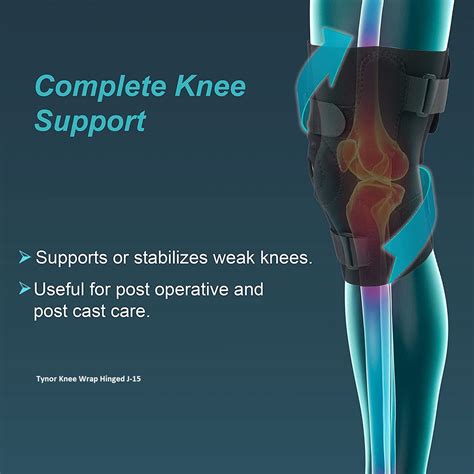 Tynor Knee Wrap Hinged (Neoprene), Black J-15 – MedineedsIndia