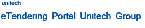 e-Tendering Portal Unitech Group