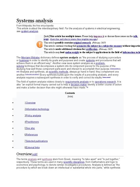 Image result for Systems Analysis Examples