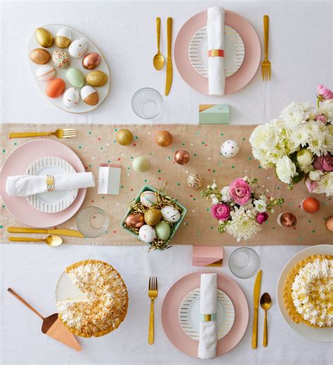 Easter Table Settings Green And White Easter Table Setting – House