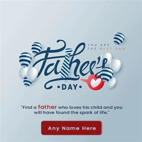 happy Fathers day 2019 with name