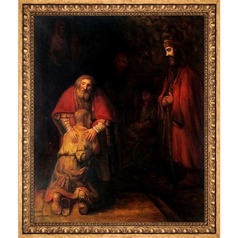Return Of The Prodigal Son Rembrandt Van Rijn