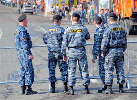 Russian Police, Special Squad (OMON) Editorial Stock Photo - Image of ...