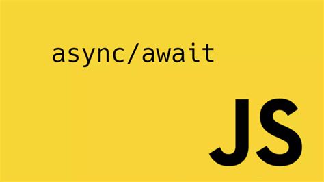 Async/await JavaScript 的图像结果