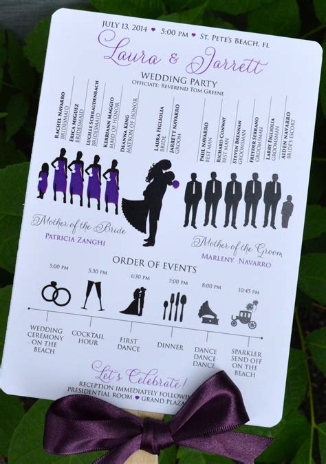 Wedding Program Ideas 的图像结果