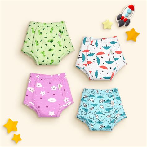 (Pack of 4) Padded Underwear (Mixed Colors Only) – Beezpro