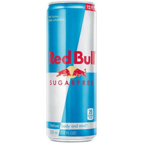 (1 Can) Red Bull Sugar Free Energy Drink, 12 Fl Oz - Walmart.com ...