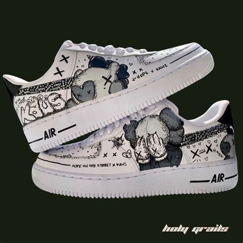Buy Air Force 1 x Kaws Brand Themed Custom Kicks | Holy Grails India