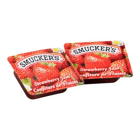 Smucker's - Strawberry Jam - Single Serve Packs (200x16ml) – Pantree