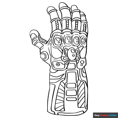 Infinity Gauntlet Tutorial Drawing 的图像结果