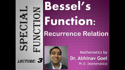 Image result for Bessel Function Recurrence Relation
