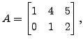 Submatrix of a Matrix