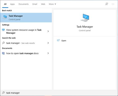 Starting Task Manager 的图像结果