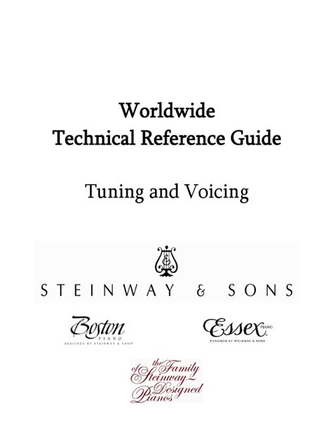 Concert Tuning Techniques from Hamburg: A Guide to Achieving Stable and ...