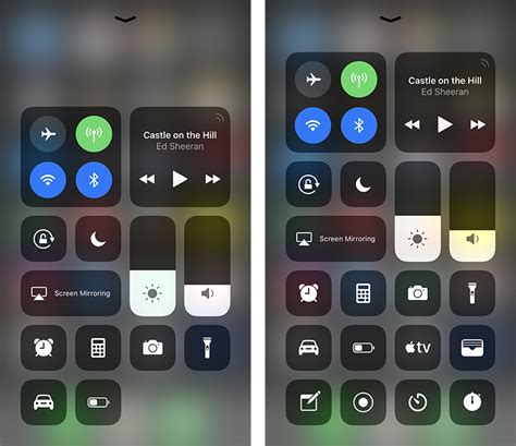 Control Center IOS 的图像结果