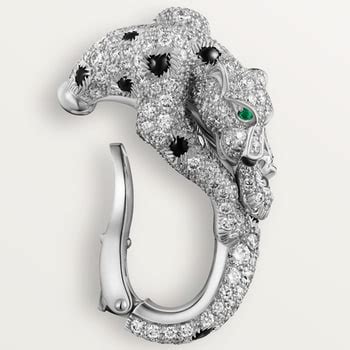 Panthère de Cartier luxury women’s earrings