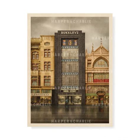 Buckley & Nunn Melbourne Art Print - Harper & Charlie