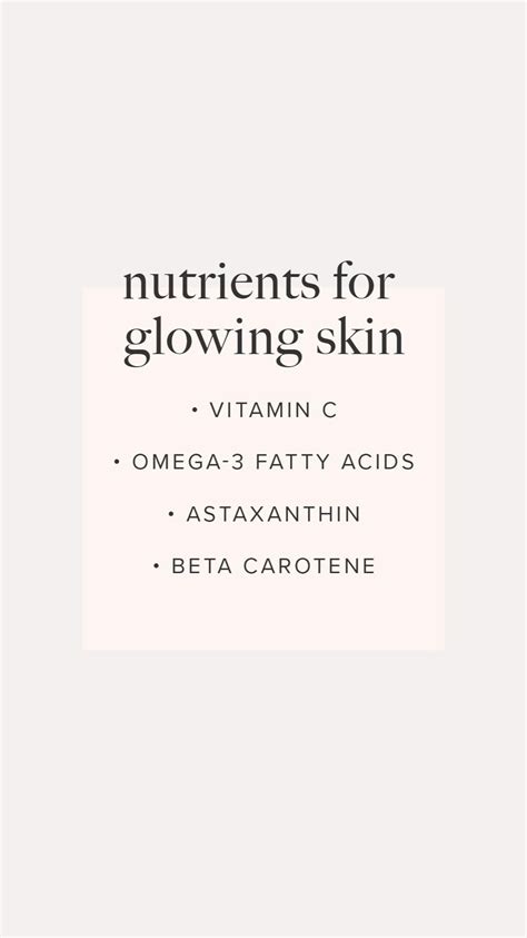 How to get glowing skin naturally nutrients and foods to eat – Artofit