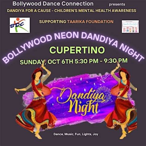 CUPERTINO BOLLYWOOD NEON DANDIYA NIGHT 2025, Quinlan Community Center ...