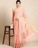 Buy Peach Sarees for Women by Kalyan Silks Online | Ajio.com