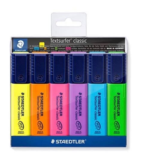 htconline.in| Staedtler Textsurfer Classic Highlighters - Set of 6
