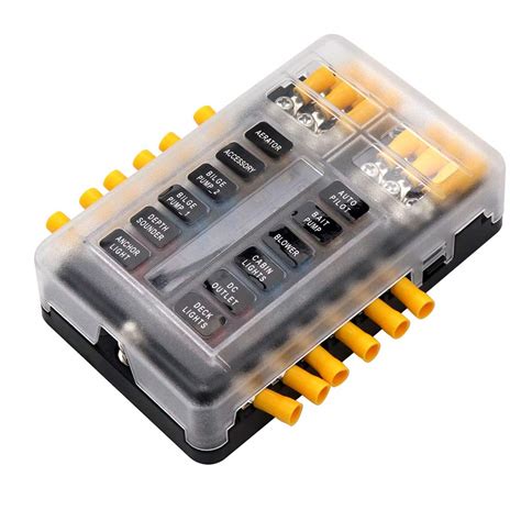 12 Way Fuse Block With Negative Bus Bar Fuse Box | Desertcart INDIA