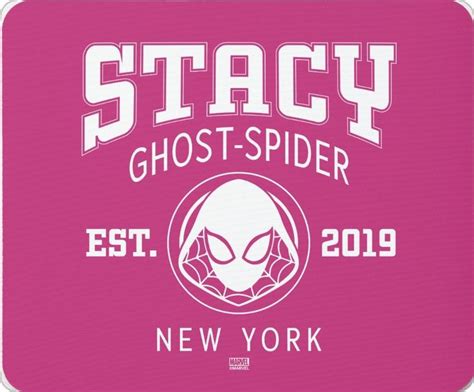 Ghost-Spider Gwen Stacy Collegiate Logo Mouse Pad | Zazzle in 2024 ...