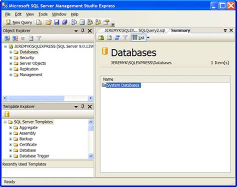 Hi From Tashkent: SQL SERVER 2005 MANAGEMENT STUDIO EXPRESS EDITION ...