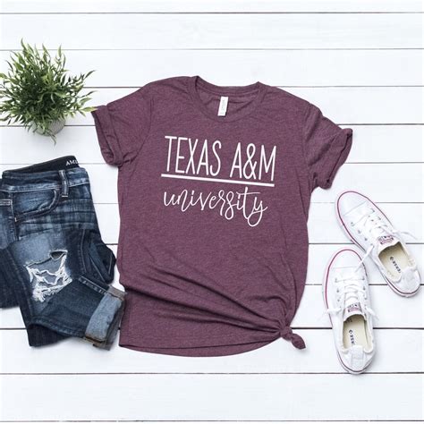 Texas ATM University Shirt, Game Day Shirt, Texas A&M Shirt, Vinyl ...