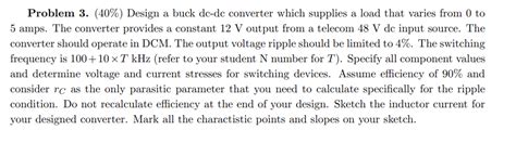 Design and Simulation of Buck Converter Problem Questions 的图像结果