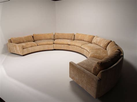 15 Photos The Allure and Practicality of Curved Sectional Sofas