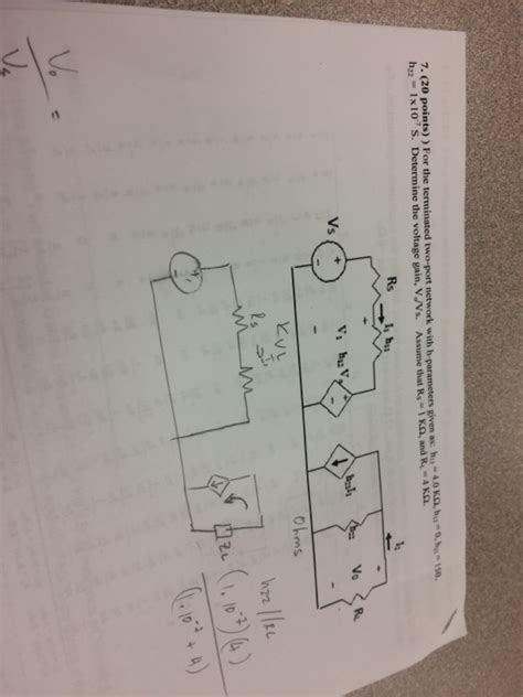 Image result for H Two-Port Parameter Problems PDF