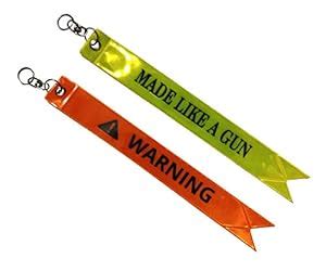 NPRC Safety Tag/Warning tag Fluorescent Reflector in Night Glow Like ...
