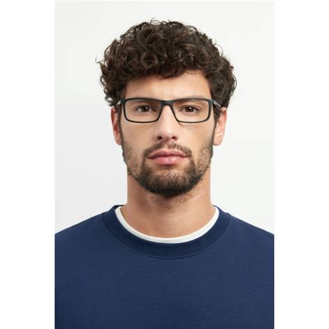 Buy CARRERA Men Black Rectangle Frame (54) Online