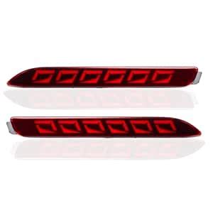 Colourline LED Rear Car Reflector Bumper Light Compatible For Innova ...