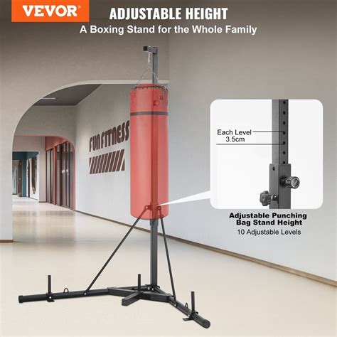 Vevor SD46546591INPJ31EV0 Punching Bag Stand Steel Heavy Duty Workout ...