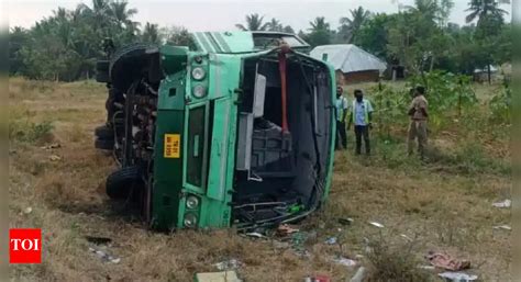 Tamil Nadu: 23 injured in two different accidents in Salem district ...