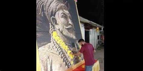 Mumbai-based animator makes mosaic portrait of Chhatrapati Shivaji ...