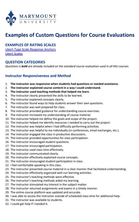 Image result for How to Write a Course Evaluation Statement