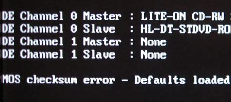 CMOS Checksum Error Defaults Loaded 的图像结果